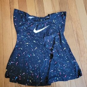 Nike Multicolor Swoosh Black Dress
